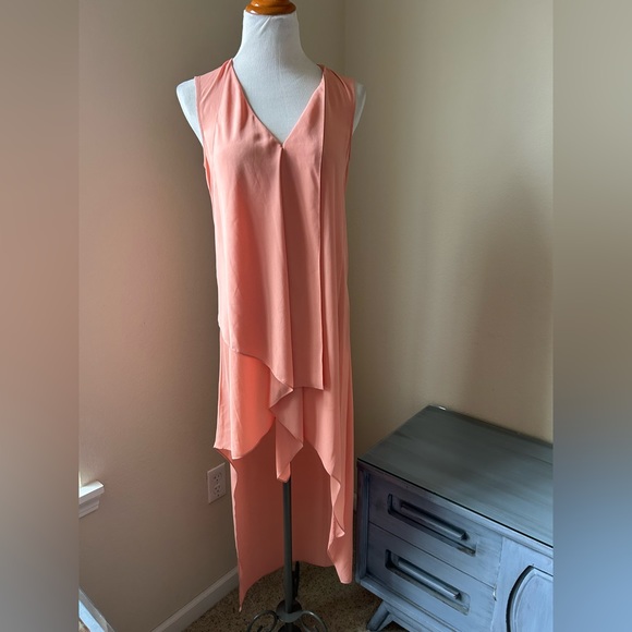 NWT peach designer dress - Picture 1 of 6